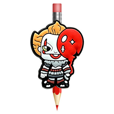 1 KOM Horror Clowns slamnati vrh sprječava kotrljanje PVC navlaka za olovke Držač olovki slamnata kapa Poklon za studente Uredski papir