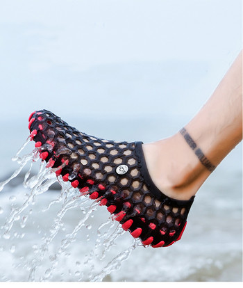 Модни мъжки дамски сандали за открито Домашна градина Удобни унисекс противоплъзгащи плажни сабо Плажни обувки за вода Zapatos Hombre Размер 35-45