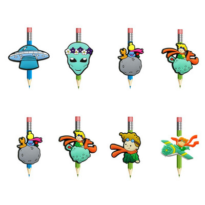 8PCS Dječja literatura PVC navlake Svemirska serija Kapica za olovke Šolske i uredske boje Poklopac za olovke Poklon za djecu Dopisnice