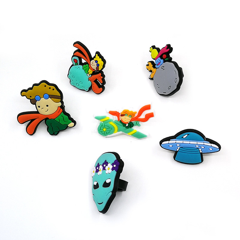 8 vnt Vaikų literatūriniai PVC dėklai Space serijos pieštukų dangteliai Shool & Office Spalvos rašiklio dangtelis vaikams Dovanų studentams raštinės reikmenys