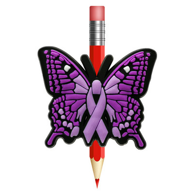 1 KOM Leptir slamnati vrh sprječava kotrljanje PVC navlaka za olovke Držač za olovke Slamnata kapa Poklon za studente Uredski papirić Poklon za djecu