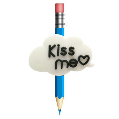 1 KOM Rainbow Straw Topper Sprječava kotrljanje PVC Pig Duck Pencil Cover Držač olovke Slamnata kapa Studentski poklon Uredski papir