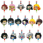 8KOM Vruće crtane filmske PVC slamnate kape za olovke Školske i uredske boje Poklopac za olovke Poklon za djecu Dopisnice za studente