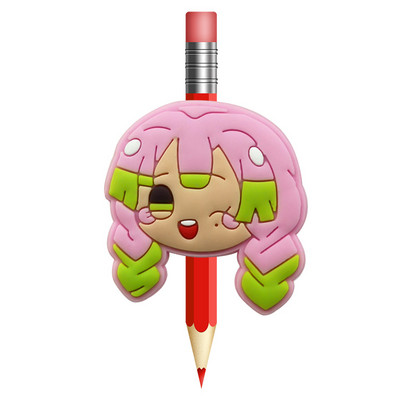 8KOM Vruće crtane filmske PVC slamnate kape za olovke Školske i uredske boje Poklopac za olovke Poklon za djecu Dopisnice za studente