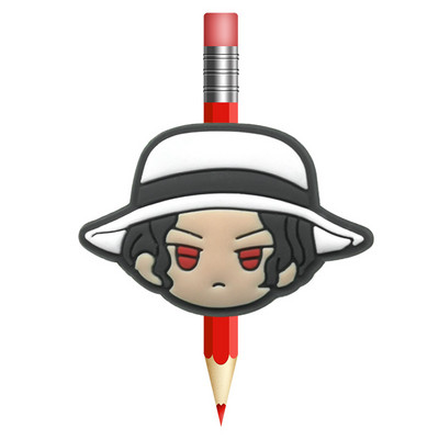 8KOM Vruće crtane filmske PVC slamnate kape za olovke Školske i uredske boje Poklopac za olovke Poklon za djecu Dopisnice za studente