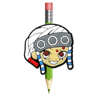 8KOM Vruće crtane filmske PVC slamnate kape za olovke Školske i uredske boje Poklopac za olovke Poklon za djecu Dopisnice za studente