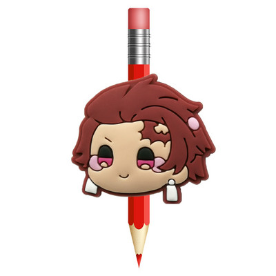 8KOM Vruće crtane filmske PVC slamnate kape za olovke Školske i uredske boje Poklopac za olovke Poklon za djecu Dopisnice za studente