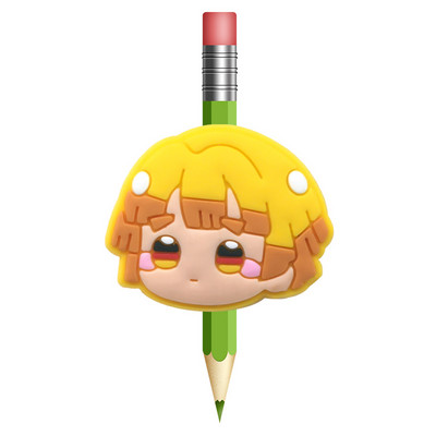 8KOM Vruće crtane filmske PVC slamnate kape za olovke Školske i uredske boje Poklopac za olovke Poklon za djecu Dopisnice za studente