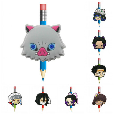 8KOM Vruće crtane filmske PVC slamnate kape za olovke Školske i uredske boje Poklopac za olovke Poklon za djecu Dopisnice za studente