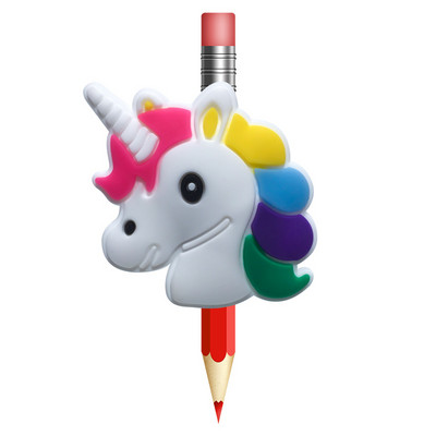 1 KOM Unicorn Ljetni slamnati vrhovi PVC kapa za olovke Poklopac za olovke Stalci za olovke Školske torbice Studenti Privjesci Slamnati stetoskop privjesci