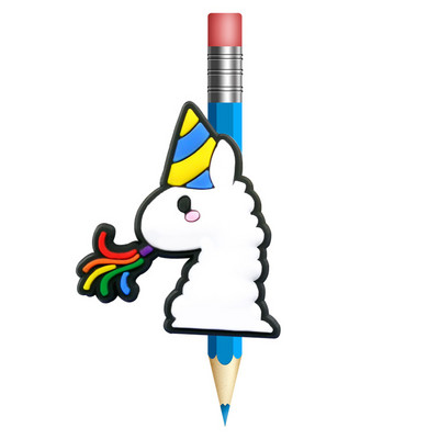 1 KOM Unicorn Ljetni slamnati vrhovi PVC kapa za olovke Poklopac za olovke Stalci za olovke Školske torbice Studenti Privjesci Slamnati stetoskop privjesci