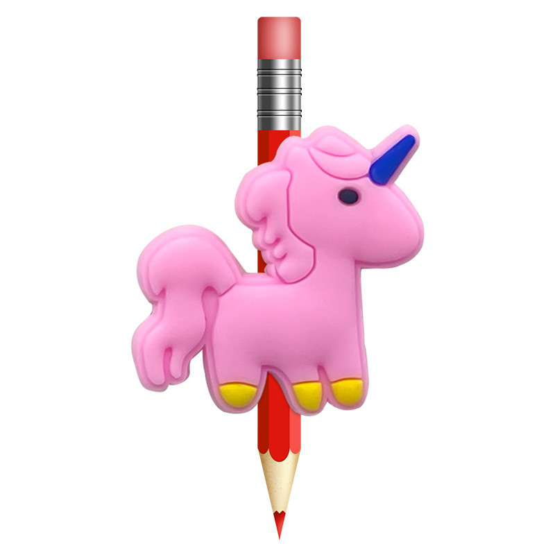 1 KOM Unicorn Ljetni slamnati vrhovi PVC kapa za olovke Poklopac za olovke Stalci za olovke Školske torbice Studenti Privjesci Slamnati stetoskop privjesci