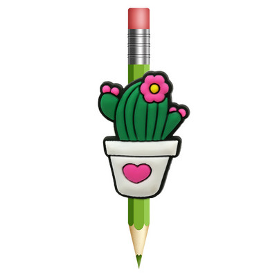 1 buc. Capace de creion din PVC, stil casual, cartofi prajiti, burger, lapte, oua, capac pentru stilou, paie, papetărie, pentru studenți, farmec cu stetoscop DIY