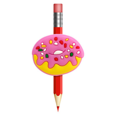 1 buc. Capace de creion din PVC, stil casual, cartofi prajiti, burger, lapte, oua, capac pentru stilou, paie, papetărie, pentru studenți, farmec cu stetoscop DIY