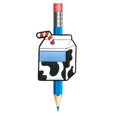 1 buc. Capace de creion din PVC, stil casual, cartofi prajiti, burger, lapte, oua, capac pentru stilou, paie, papetărie, pentru studenți, farmec cu stetoscop DIY