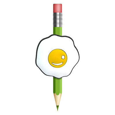 1 buc. Capace de creion din PVC, stil casual, cartofi prajiti, burger, lapte, oua, capac pentru stilou, paie, papetărie, pentru studenți, farmec cu stetoscop DIY