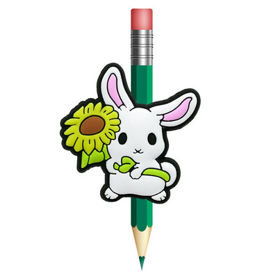 1 KOM Kawaii Sloth Straw Toppers Sprječava kotrljanje PVC kapa za olovke Poklopac za olovke Držač za olovke Slamnata kapa Studentski poklon Uredski materijal
