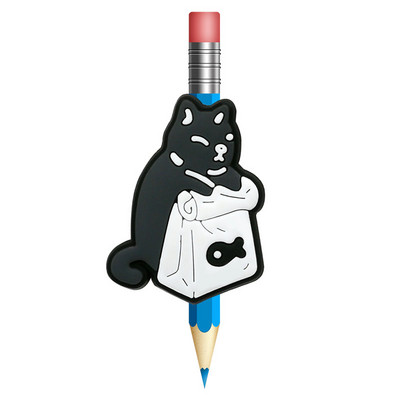 1 KOM Kawaii Sloth Straw Toppers Sprječava kotrljanje PVC kapa za olovke Poklopac za olovke Držač za olovke Slamnata kapa Studentski poklon Uredski materijal