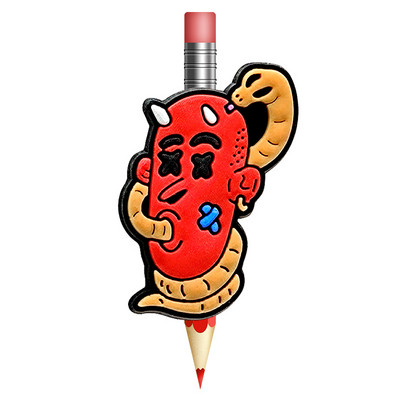 1 buc. Topper de paie de Halloween previne rularea capacului de creion din PVC Suport creion capac de paie cadou pentru student Papetarie de birou