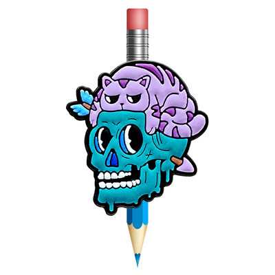 1 buc. Topper de paie de Halloween previne rularea capacului de creion din PVC Suport creion capac de paie cadou pentru student Papetarie de birou