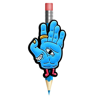 1 buc. Topper de paie de Halloween previne rularea capacului de creion din PVC Suport creion capac de paie cadou pentru student Papetarie de birou