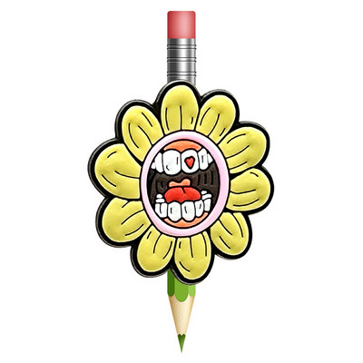 1 buc. Topper de paie de Halloween previne rularea capacului de creion din PVC Suport creion capac de paie cadou pentru student Papetarie de birou