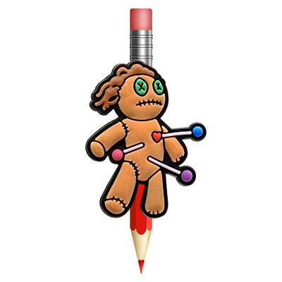 1 buc. Topper de paie de Halloween previne rularea capacului de creion din PVC Suport creion capac de paie cadou pentru student Papetarie de birou