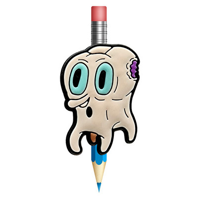 1 buc. Topper de paie de Halloween previne rularea capacului de creion din PVC Suport creion capac de paie cadou pentru student Papetarie de birou