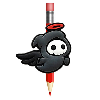 1 buc. Topper de paie de Halloween previne rularea capacului de creion din PVC Suport creion capac de paie cadou pentru student Papetarie de birou