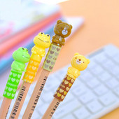 Dječje kape za olovke Crtić Medvjed Žaba Nadvlaka za zaštitu glave olovke Učenici Školski pribor Kućna torba za učenje je čistija 0506