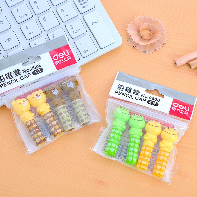 Dječje kape za olovke Crtić Medvjed Žaba Nadvlaka za zaštitu glave olovke Učenici Školski pribor Kućna torba za učenje je čistija 0506