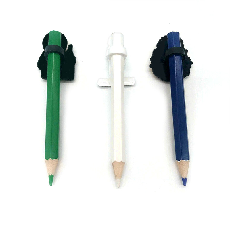 1 buc. Topper de paie pentru religie Previne rularea Fecioarei Maria PVC capac pentru creion Suport pentru creion capac de paie cadou pentru student Papetarie de birou