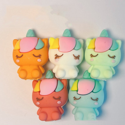 10 komada produžetka olovke, dječja kapica za olovku iz crtića, silikonska slatka mini stereoskopska mekana gumena navlaka za olovku, dodaci, zec