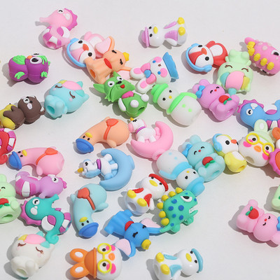 10 komada produžetka olovke, dječja kapica za olovku iz crtića, silikonska slatka mini stereoskopska mekana gumena navlaka za olovku, dodaci, zec