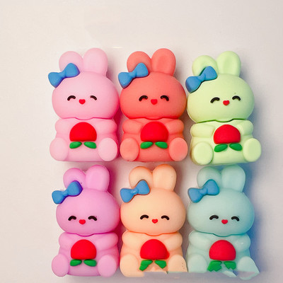 10 komada produžetka olovke, dječja kapica za olovku iz crtića, silikonska slatka mini stereoskopska mekana gumena navlaka za olovku, dodaci, zec