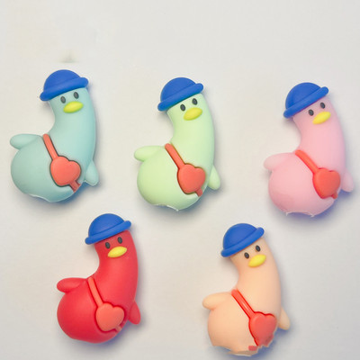 10 komada produžetka olovke, dječja kapica za olovku iz crtića, silikonska slatka mini stereoskopska mekana gumena navlaka za olovku, dodaci, zec