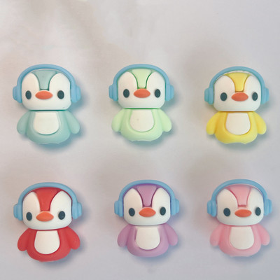 10 komada produžetka olovke, dječja kapica za olovku iz crtića, silikonska slatka mini stereoskopska mekana gumena navlaka za olovku, dodaci, zec