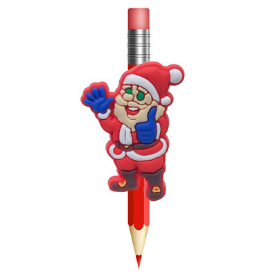 1 KOM Božićni slamnati poklopci PVC kapa za olovke Poklopac za olovke Stalci za olovke Školske torbice Studenti Privjesci Slamnati stetoskop privjesci