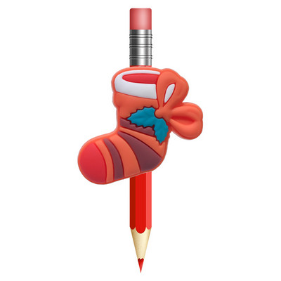 1 KOM Božićni slamnati poklopci PVC kapa za olovke Poklopac za olovke Stalci za olovke Školske torbice Studenti Privjesci Slamnati stetoskop privjesci