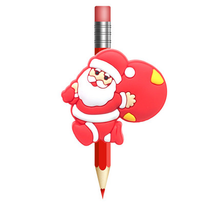 1 KOM Božićni slamnati poklopci PVC kapa za olovke Poklopac za olovke Stalci za olovke Školske torbice Studenti Privjesci Slamnati stetoskop privjesci