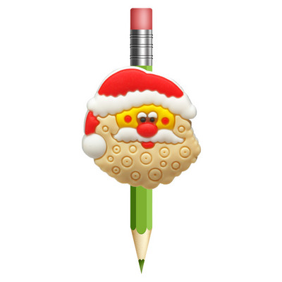 1 KOM Božićni slamnati poklopci PVC kapa za olovke Poklopac za olovke Stalci za olovke Školske torbice Studenti Privjesci Slamnati stetoskop privjesci