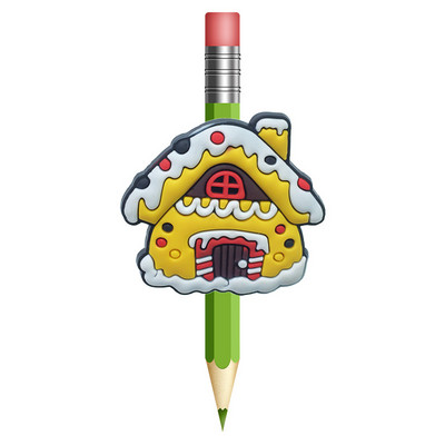 1 KOM Božićni slamnati poklopci PVC kapa za olovke Poklopac za olovke Stalci za olovke Školske torbice Studenti Privjesci Slamnati stetoskop privjesci