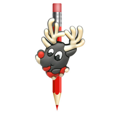 1 KOM Božićni slamnati poklopci PVC kapa za olovke Poklopac za olovke Stalci za olovke Školske torbice Studenti Privjesci Slamnati stetoskop privjesci