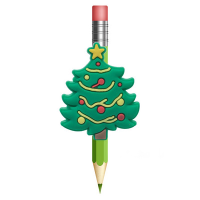 1 KOM Božićni slamnati poklopci PVC kapa za olovke Poklopac za olovke Stalci za olovke Školske torbice Studenti Privjesci Slamnati stetoskop privjesci