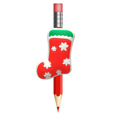 1 KOM Božićni slamnati poklopci PVC kapa za olovke Poklopac za olovke Stalci za olovke Školske torbice Studenti Privjesci Slamnati stetoskop privjesci