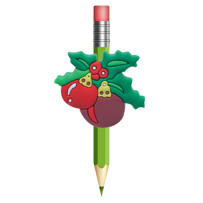 1 KOM Božićni slamnati poklopci PVC kapa za olovke Poklopac za olovke Stalci za olovke Školske torbice Studenti Privjesci Slamnati stetoskop privjesci