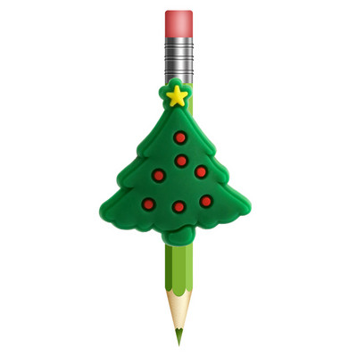 1 KOM Božićni slamnati poklopci PVC kapa za olovke Poklopac za olovke Stalci za olovke Školske torbice Studenti Privjesci Slamnati stetoskop privjesci