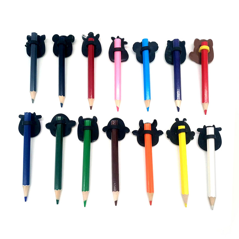 1 KOM Kawaii Dolls Slamnati poklopac sprječava kotrljanje PVC navlaka za olovke Držač olovki Slamnata kapa Poklon za studente Uredski papir na veliko