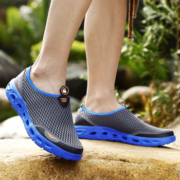 Ανδρικά πέδιλα καλοκαιρινά αναπνεύσιμα ελαφριά καθημερινά παπούτσια Άνετα αντιολισθητικά παπούτσια νερού κολύμβησης Παντόφλες παραλίας Ανδρικά αθλητικά παπούτσια