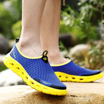Летни мъжки сандали Дишащи леки ежедневни обувки Удобни неплъзгащи се водни обувки Плажни чехли Мъжки маратонки
